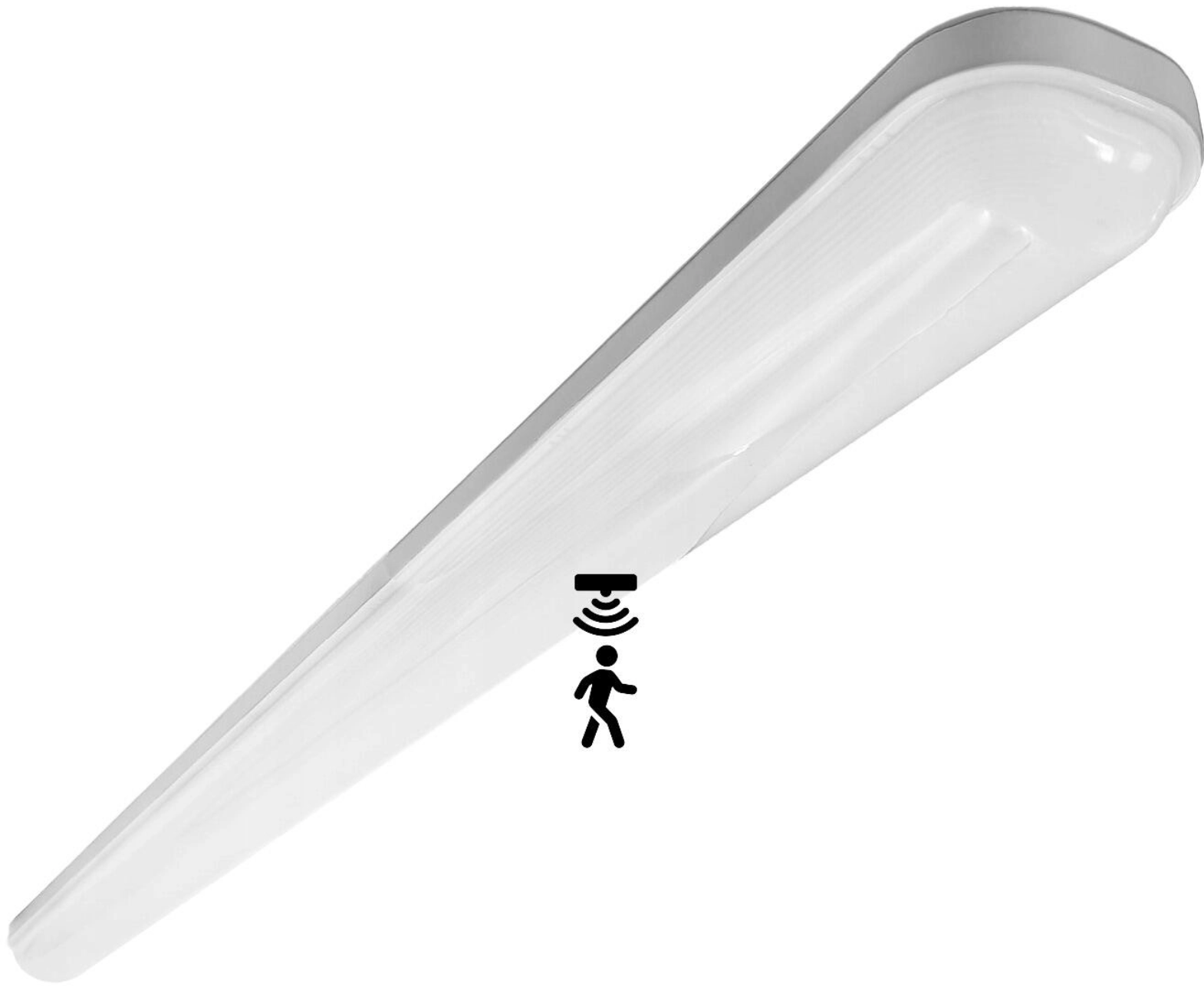 LED tray light 120 cm 40 W cool white IP65 with radar motion sensor