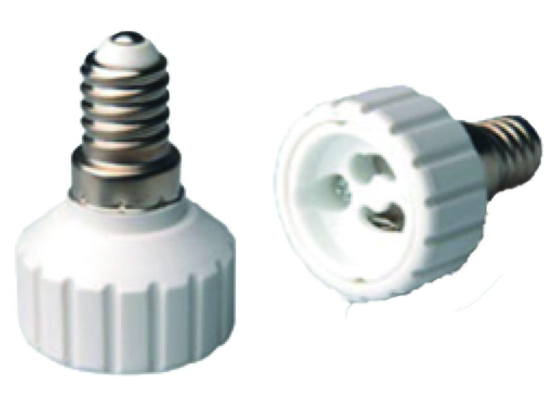 Adapter E14 → GU10 – White, 2 A, 250 V