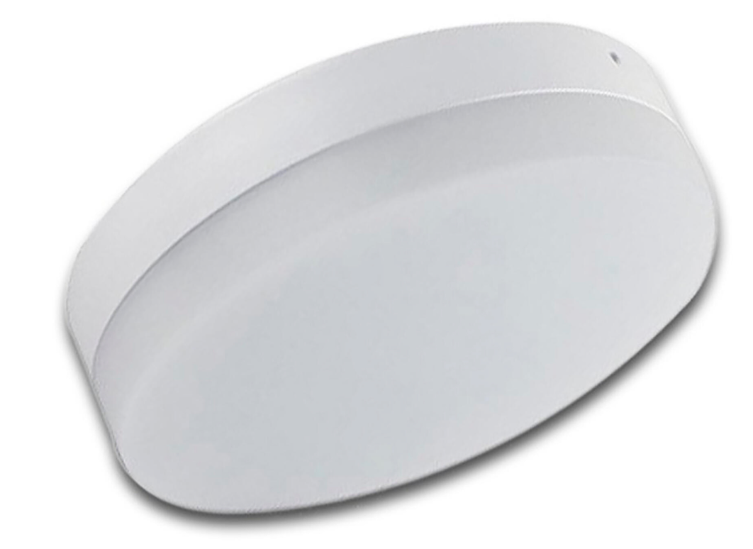 LED surface light, round, white, 12 W – warm white, 3000 K