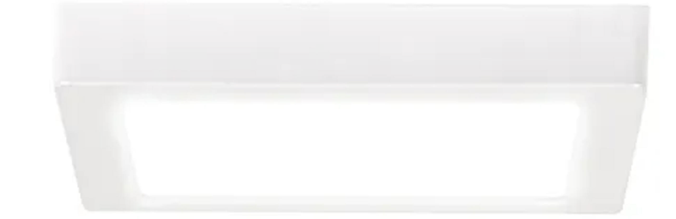 LED surface light, square, white, 18 W – CCT (warm/neutral/cool white), 2430 lm