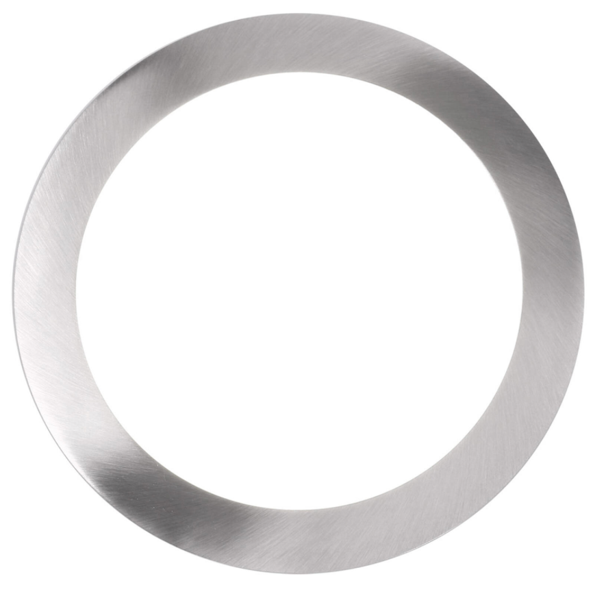 LED recessed light, round, chrome, 6 W – CCT (warm/neutral/cool white), 810 lm