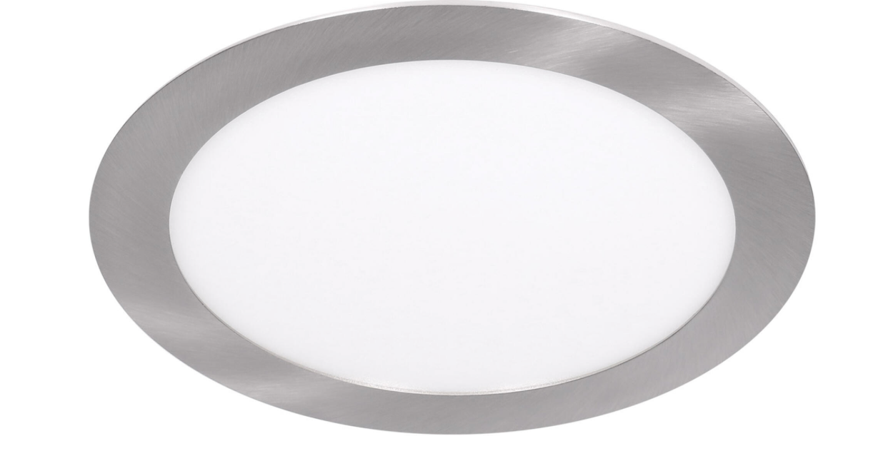 LED recessed light, round, chrome, 18 W – CCT (3000 / 4000 / 6000 K)