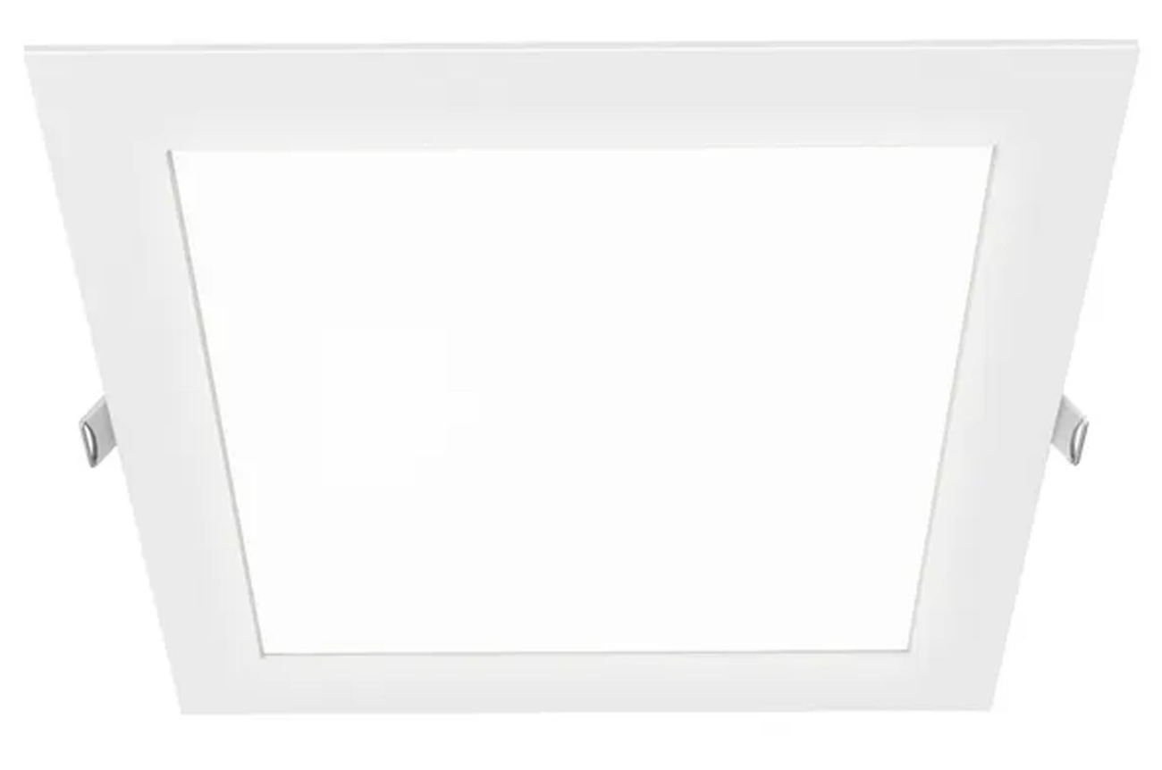 Square LED recessed light, white, 12 W – CCT (3000 / 4000 / 6000 K), 1620 lm