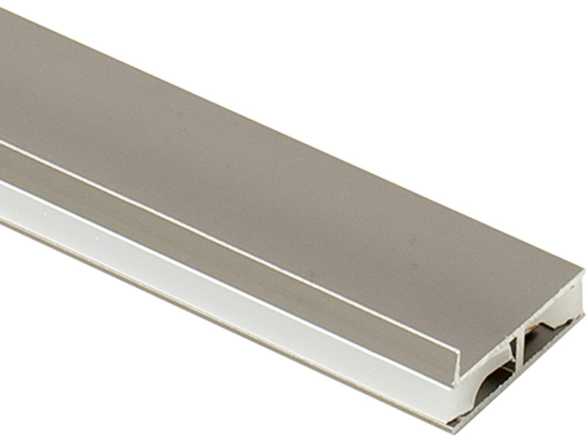 Aplique de pared trasero de perfil LED de 55 cm – aluminio / 4000 K