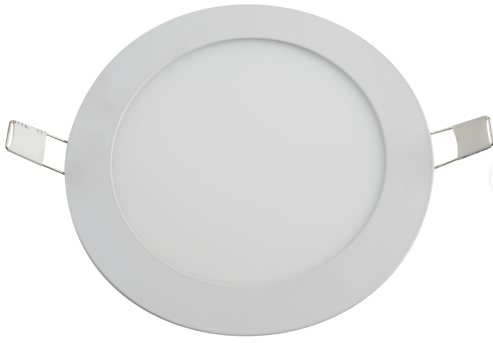 LED recessed light, round, white, 12 W – warm white, 3000 K
