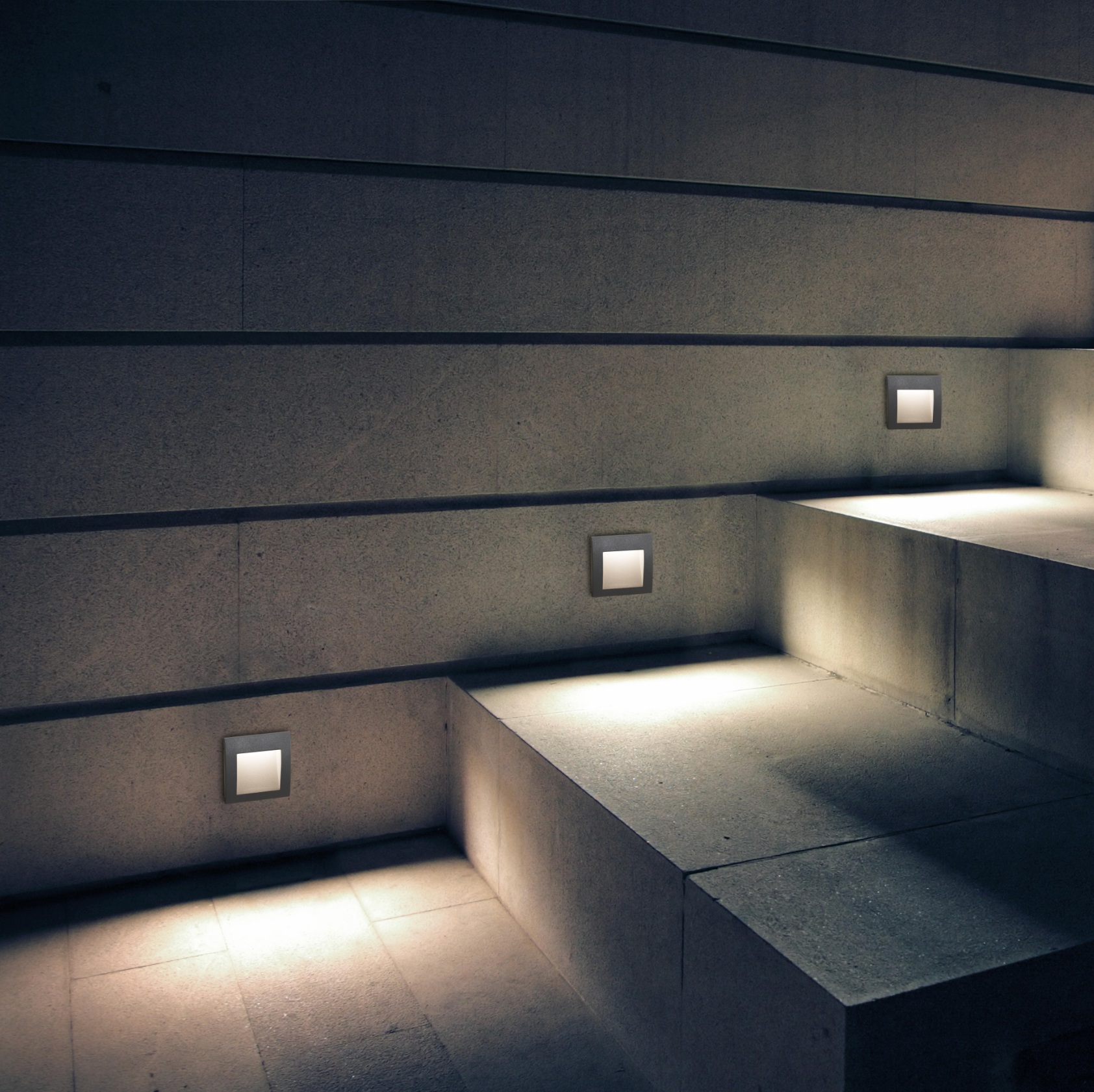 LED recessed floor light 1 W – Gray – Neutral white 4000 K – IP65