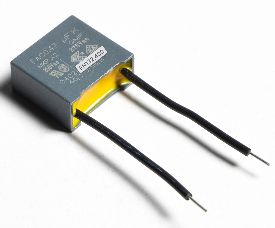 Basic anti-flicker device – 0.47 µF capacitor – Alverlamp LDISP02