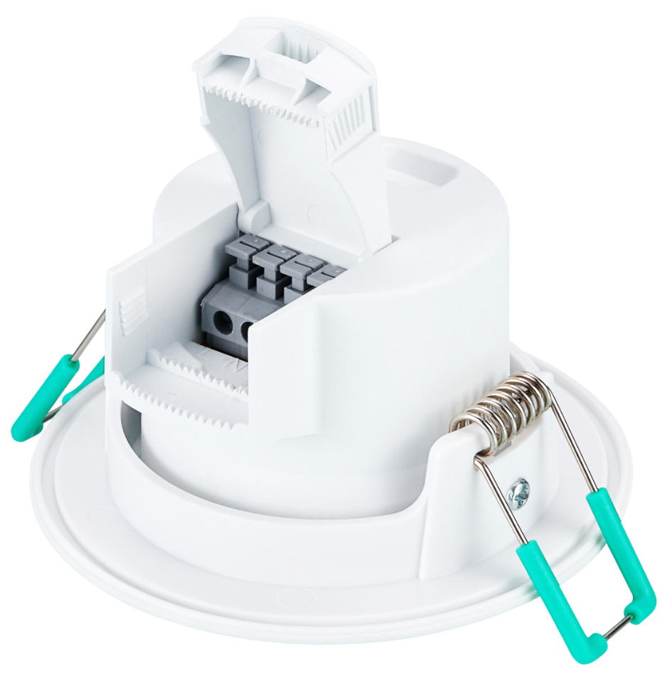 LED recessed spotlight 4.8 W – White – Cool white (6500 K) – IP44 – Swivel / tiltable