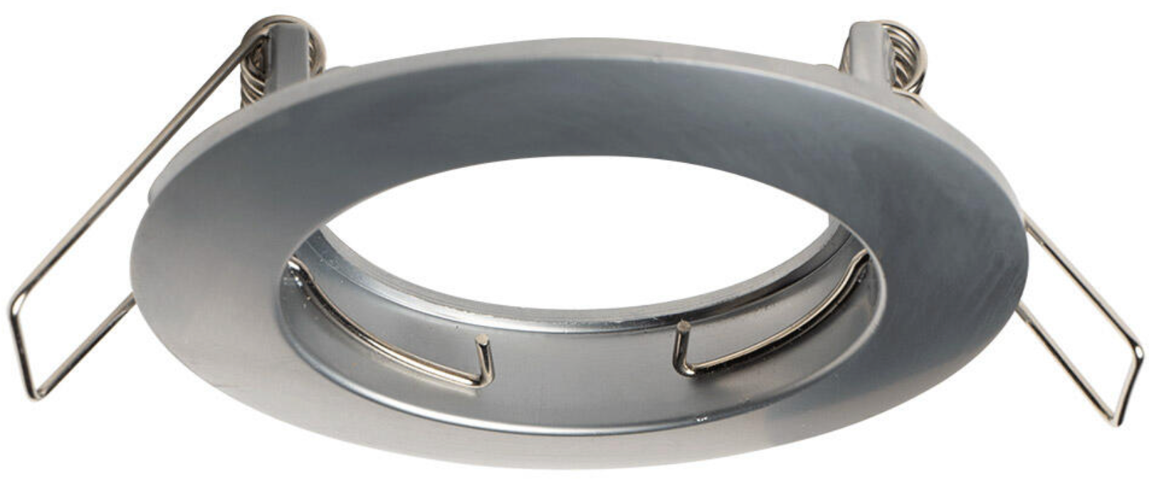 Round recessed spotlight GU10 – Matt chrome aluminum – Ø77 mm – IP20