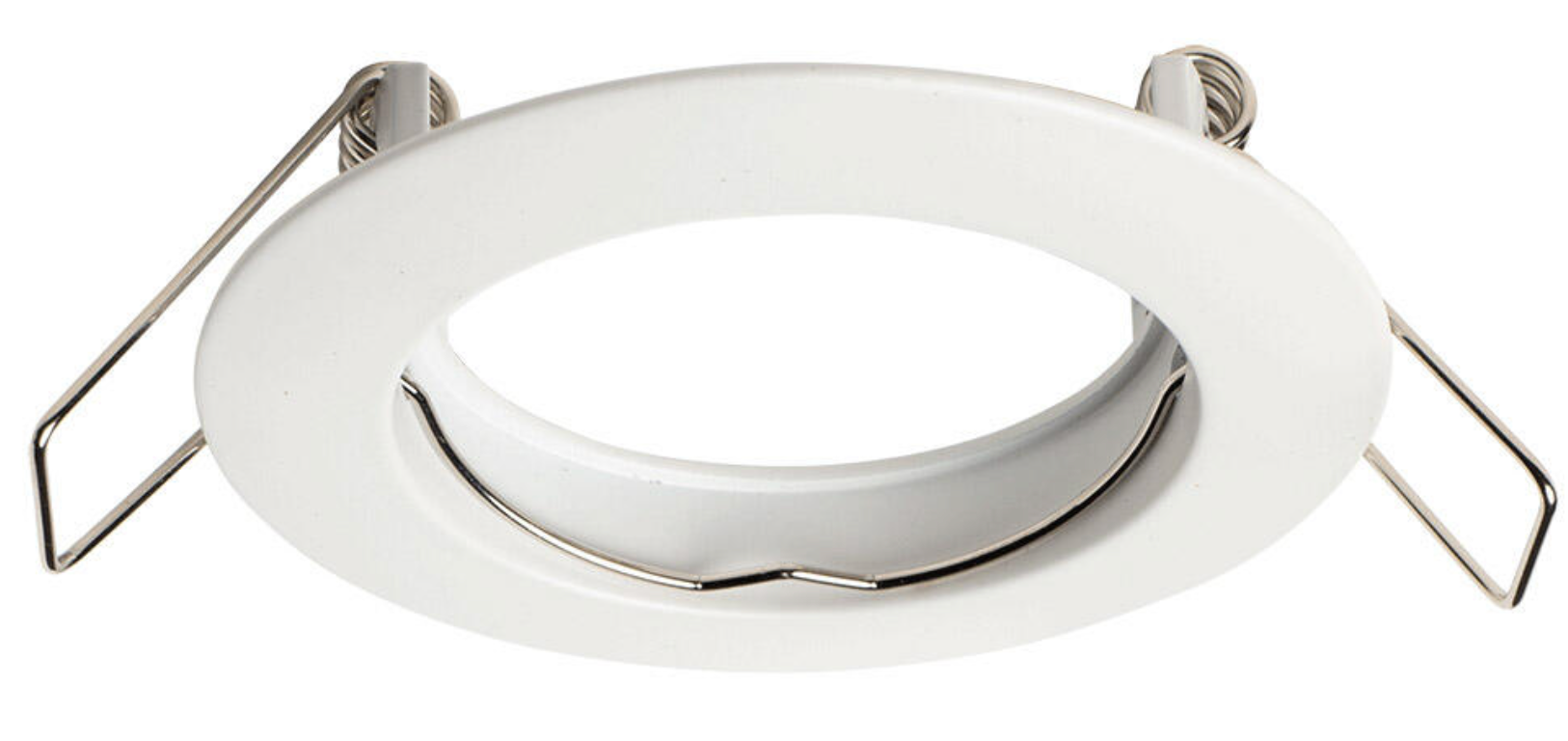 Fixed Circular Recessed Ring GU10 White – Aluminum – Ø77 mm – IP20