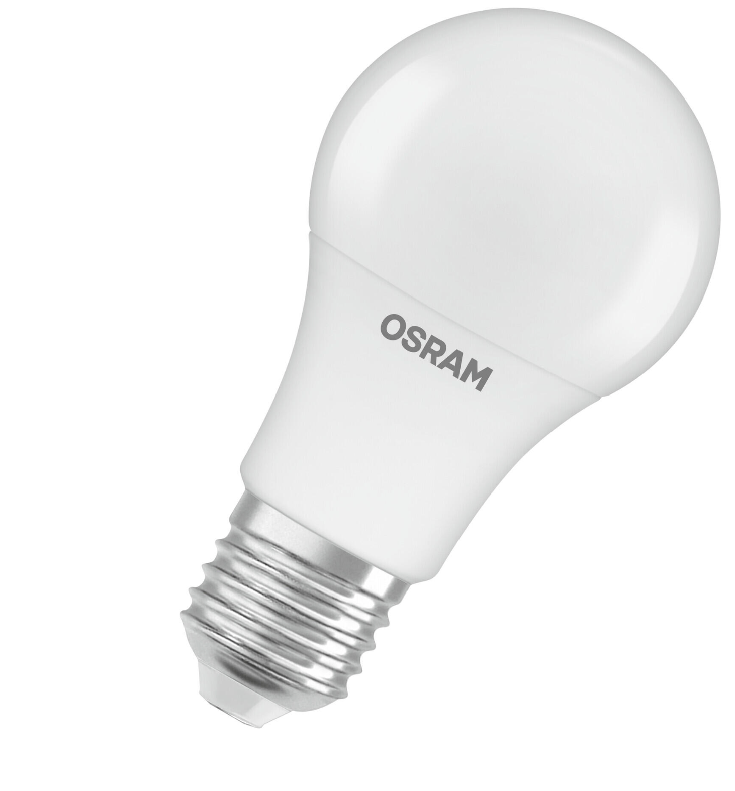 LED bulb E27 8 W – 806 lm – Warm white (2,700 K) – Energy class F
