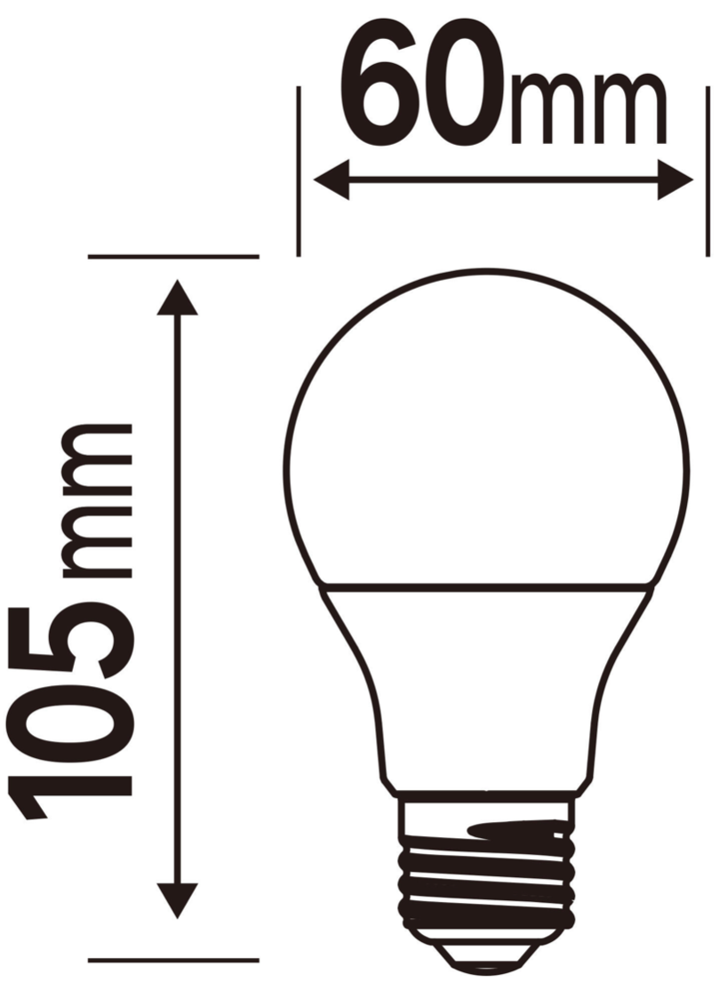 Bombilla LED E27 3,4W – 470lm – Blanco neutro (4.000K) – Clase energética D