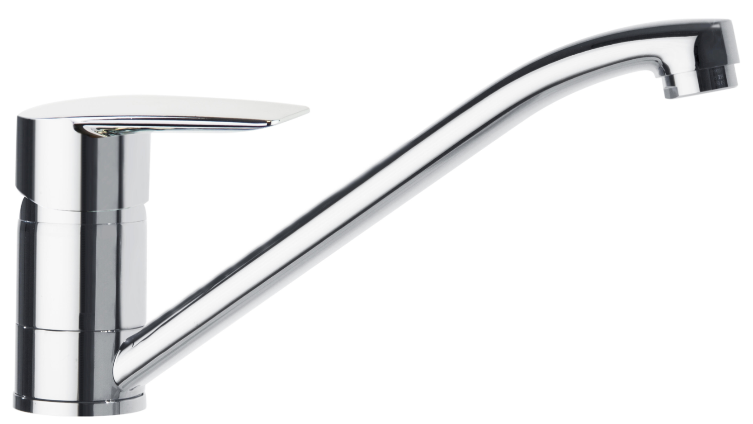 Talos Pro eengreeps keukenkraan – chroom / messing – lage uitloop