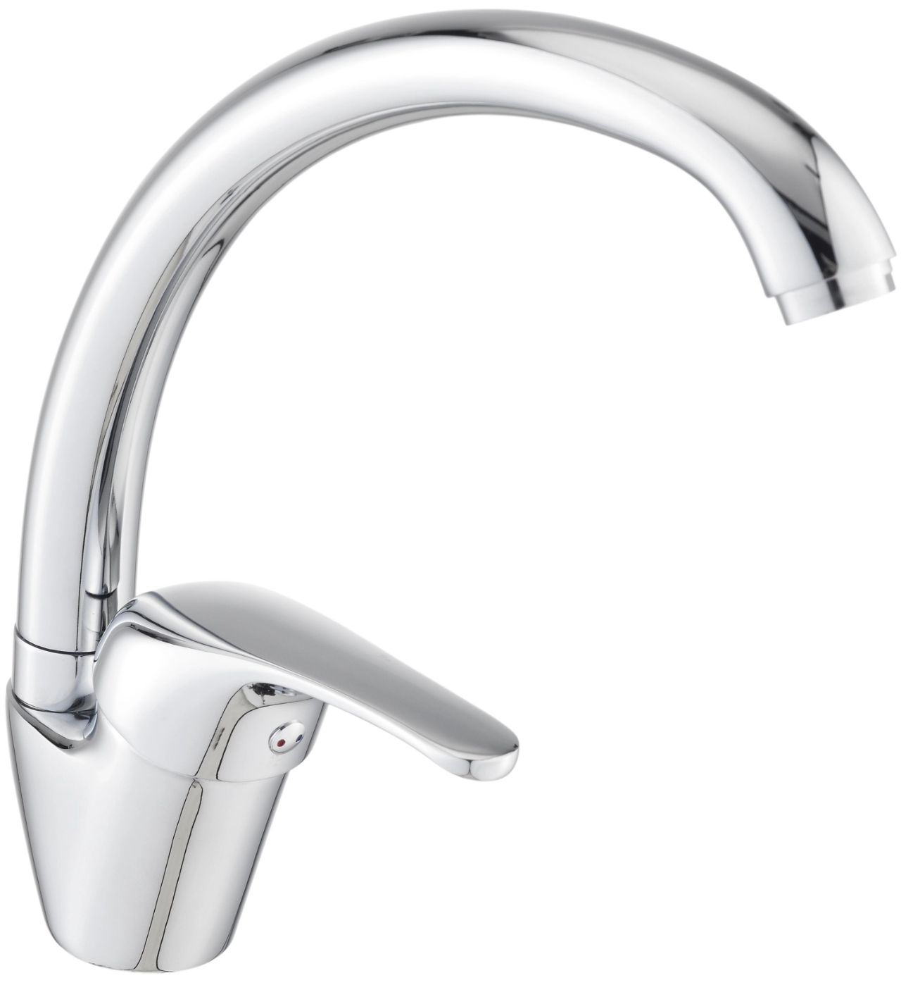 Ondina eengreeps keukenkraan – hoge uitloop, chroom, 225×210 mm