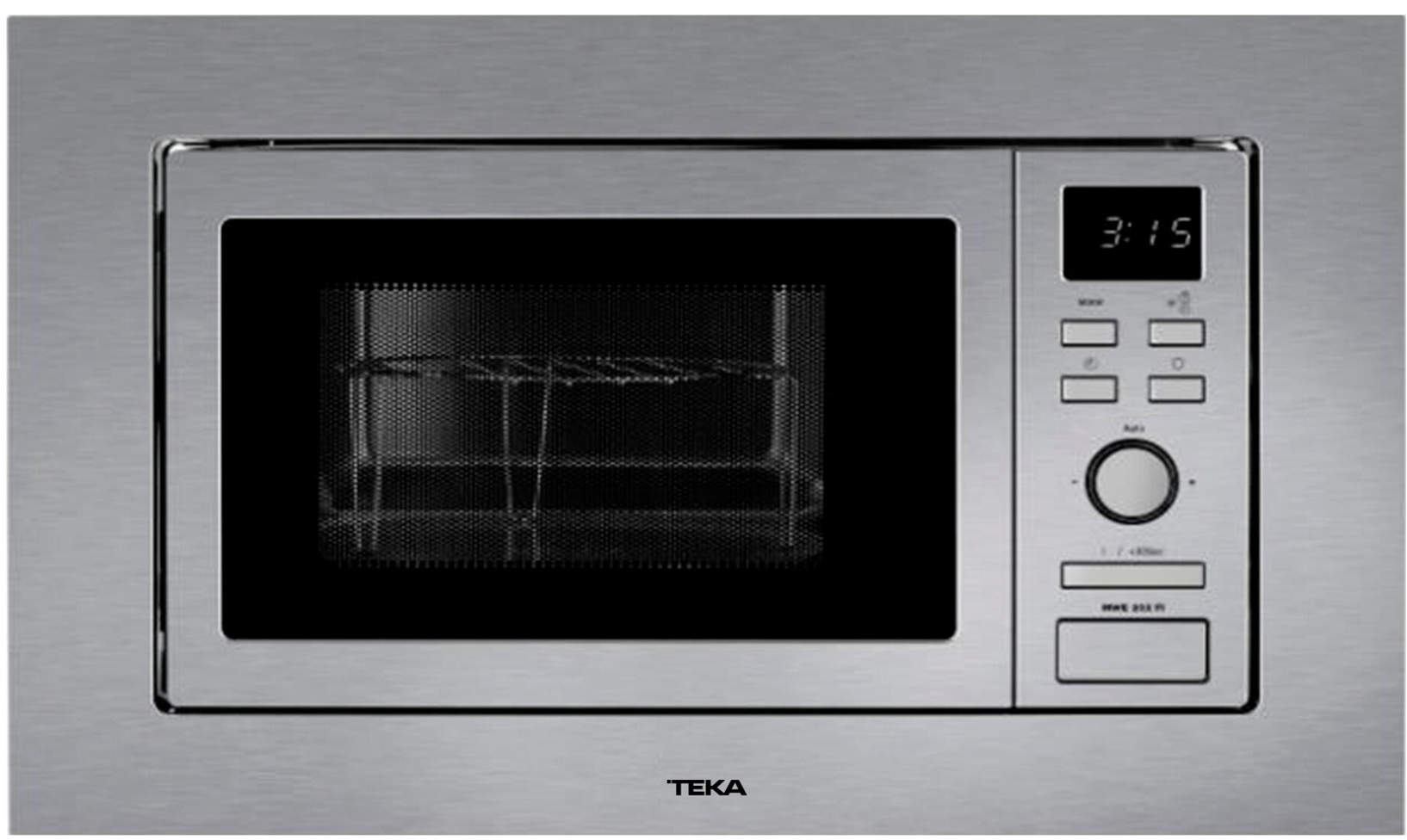 Teka Microwave with Grill MWE 202 FI – 20 liters – Stainless steel – 800 W microwave / 1,000 W grill