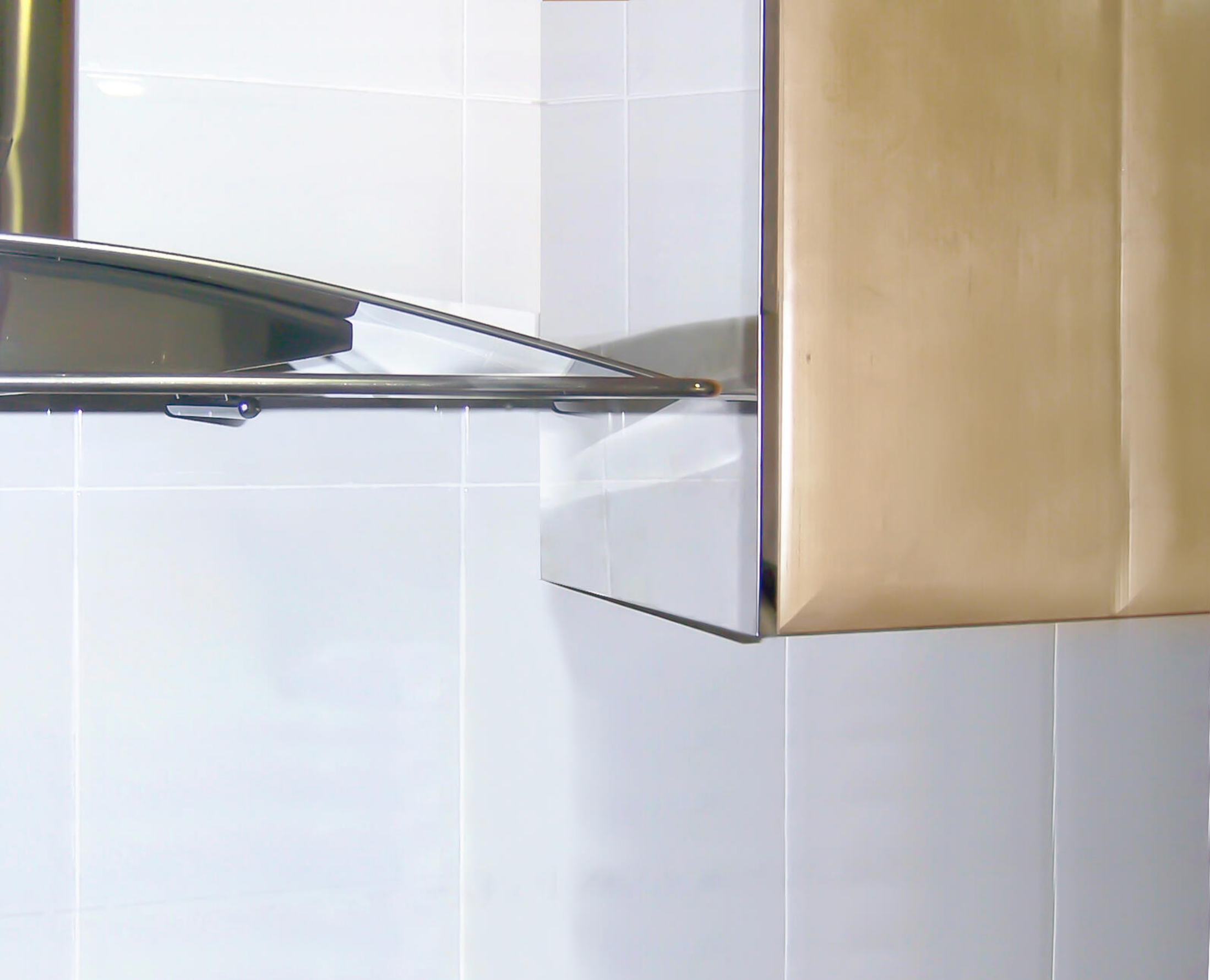 Schutzblech Möbel 35 × 27 cm – Blanc / Aluminium