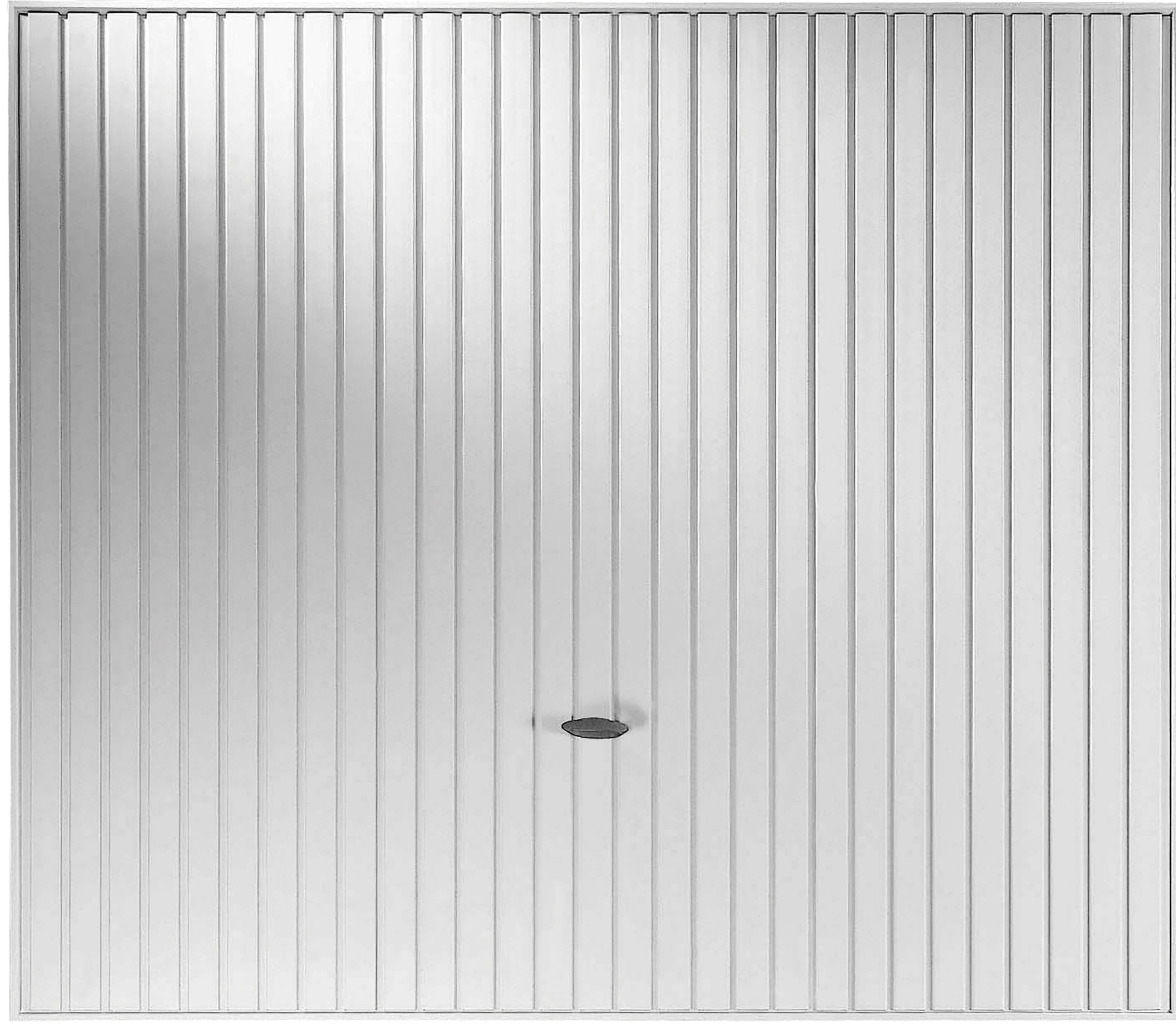 Up-and-Over Garage Door – 215 × 250 cm – White