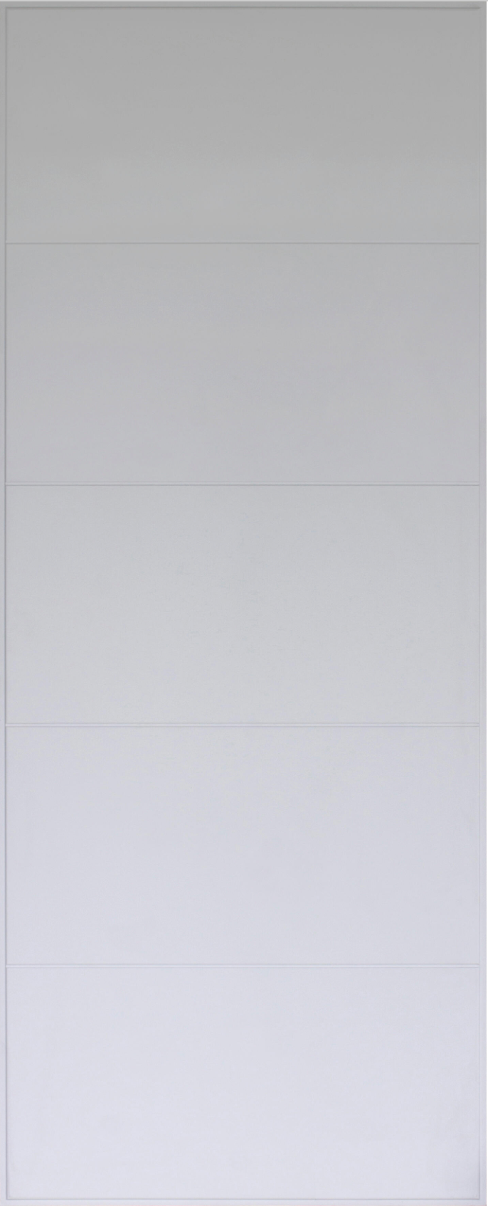 Exterior cladding panel for security door – white PVC – VT5