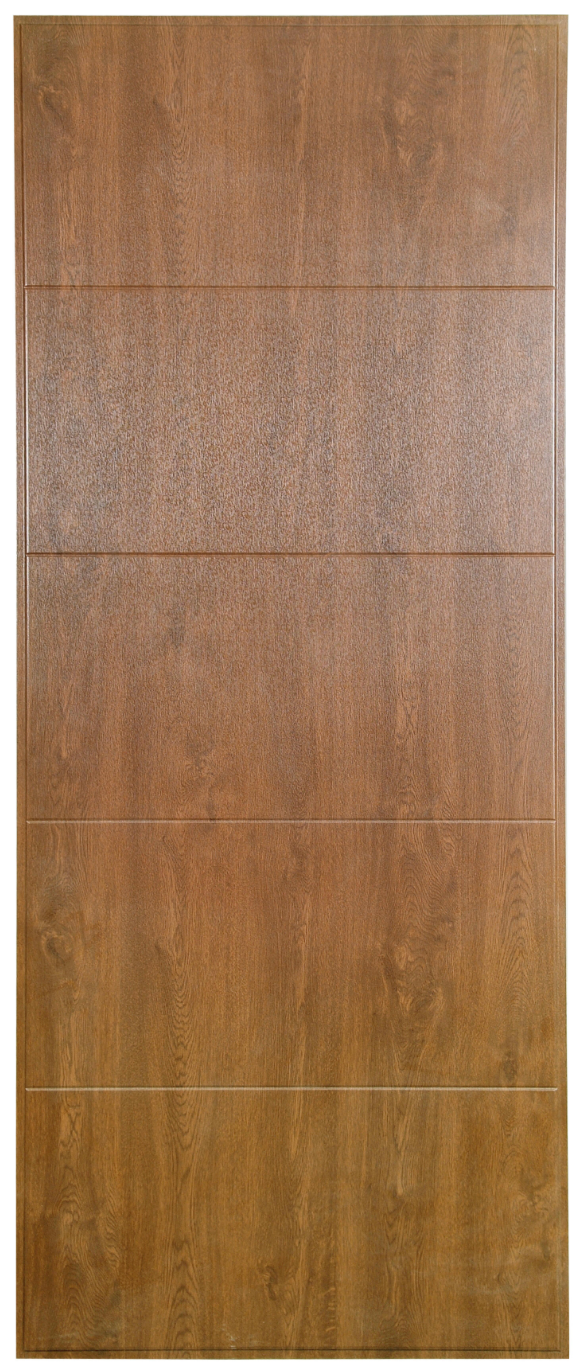 Exterior cladding panel for security door – PVC wood look VT5