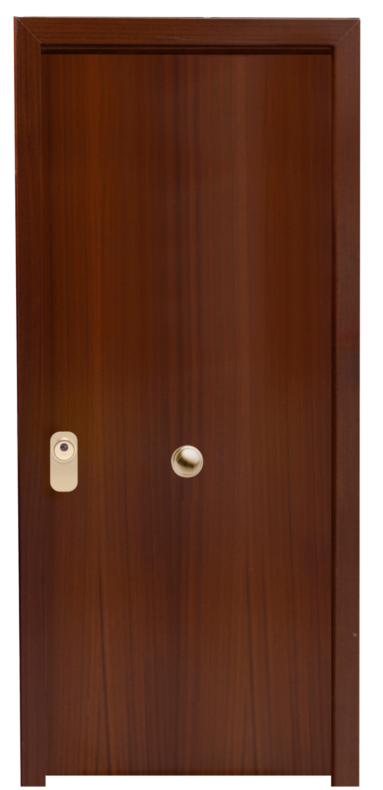 Armored entrance door Sapelly / White – left-hinged. 205.4 × 80.6 cm