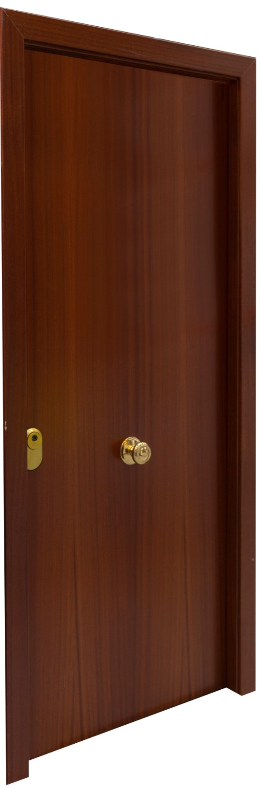 Armored entrance door Sapelly / White – left-hinged. 205.4 × 80.6 cm