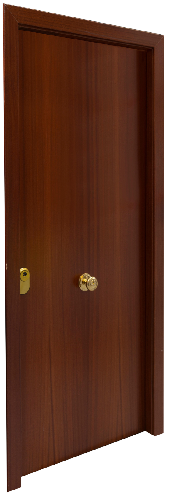 Armored Sapelly security entrance door – 1-point lock – left-hinged  203 × 82.5 cm