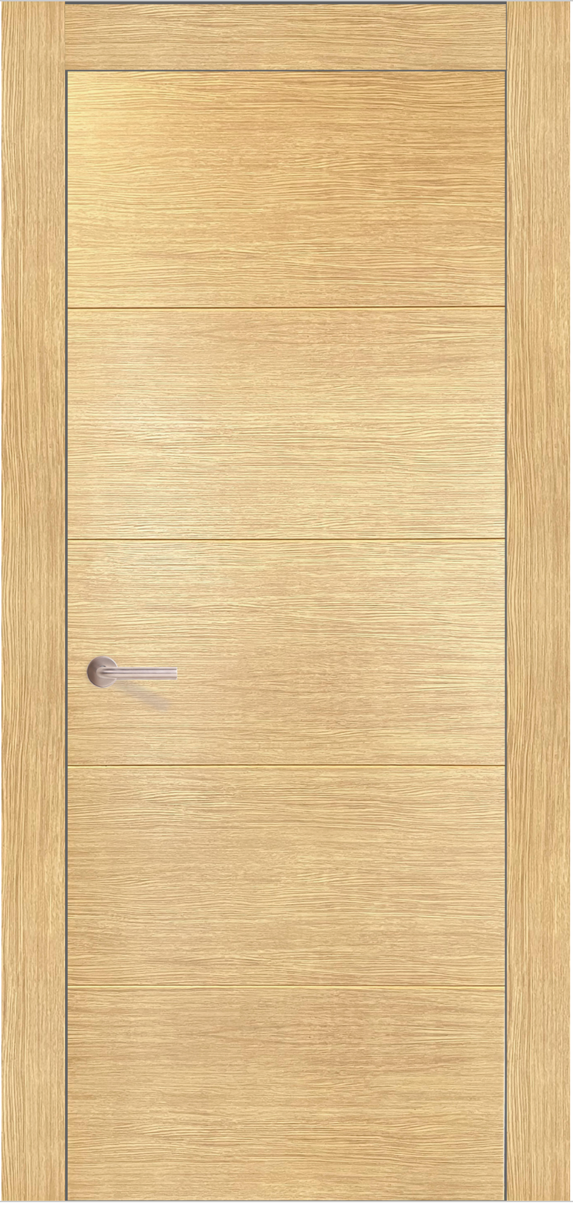 Blok binnendeur VT5 eiken melamine 72,5cm – massieve deur – rechtsdraaiend