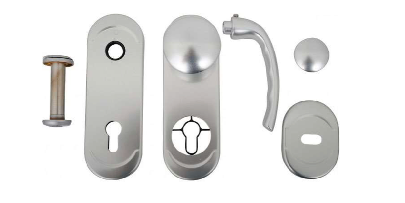 Armored VT5 security door - 203 × 80 cm – white exterior & interior – right-hand opening