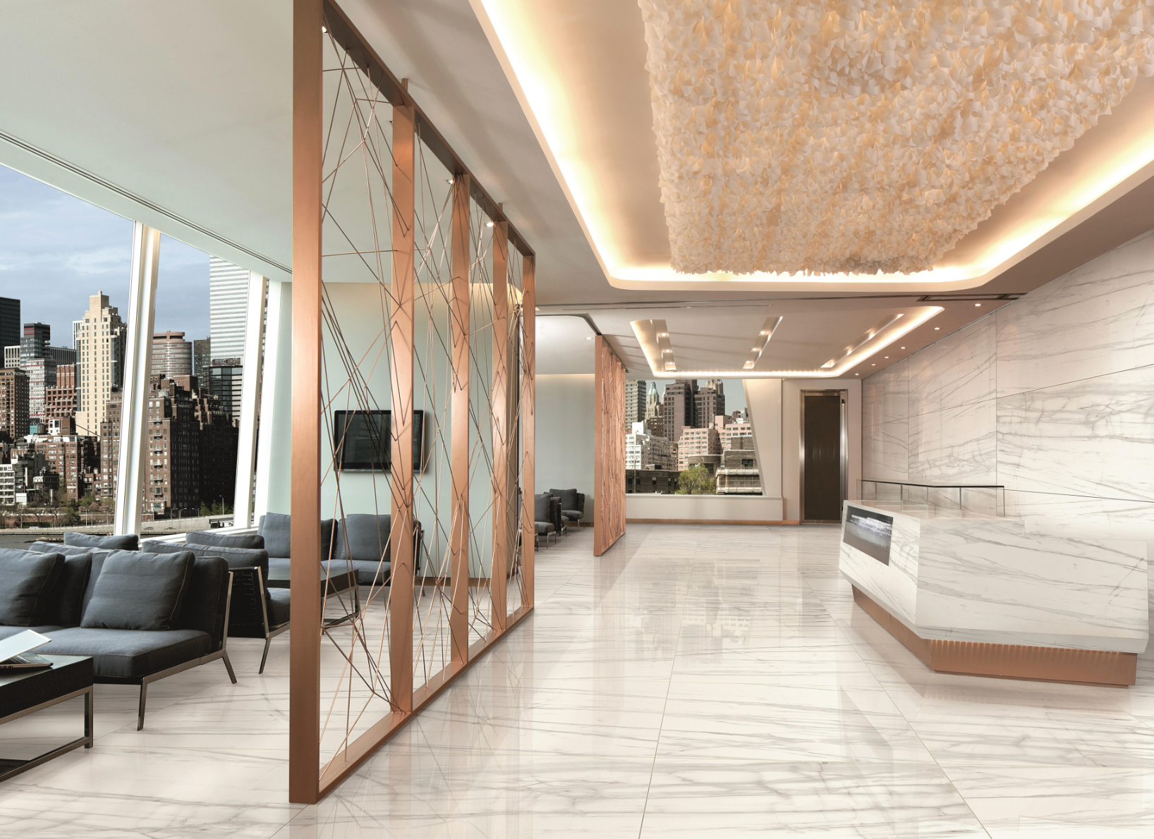 XXL Venato White Pulido porcelain ceramic tile – 120 × 260 cm