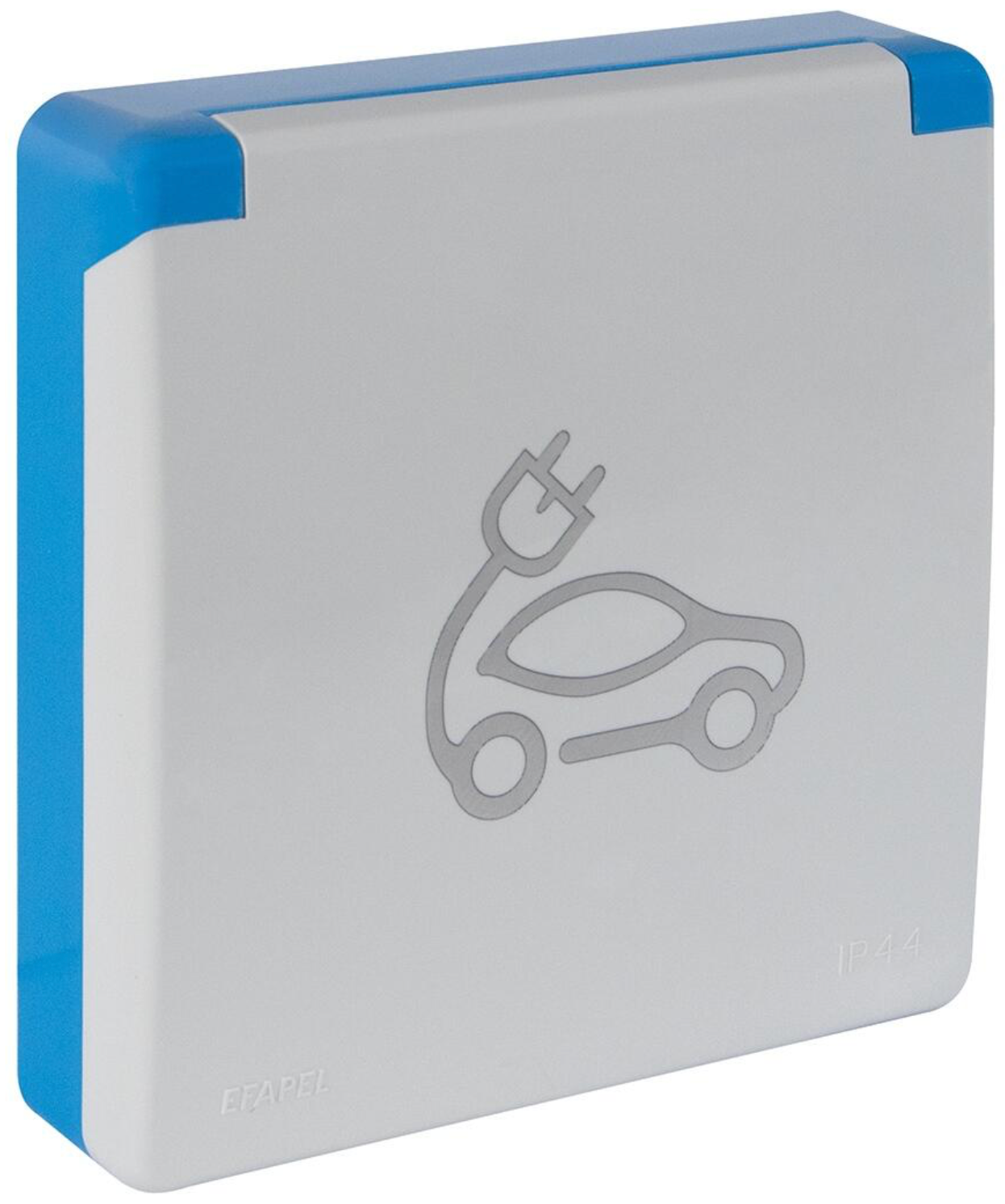 Monophasige Unterputz-Steckdose für Elektrofahrzeuge – 3,6 kW – IP54 – Noir