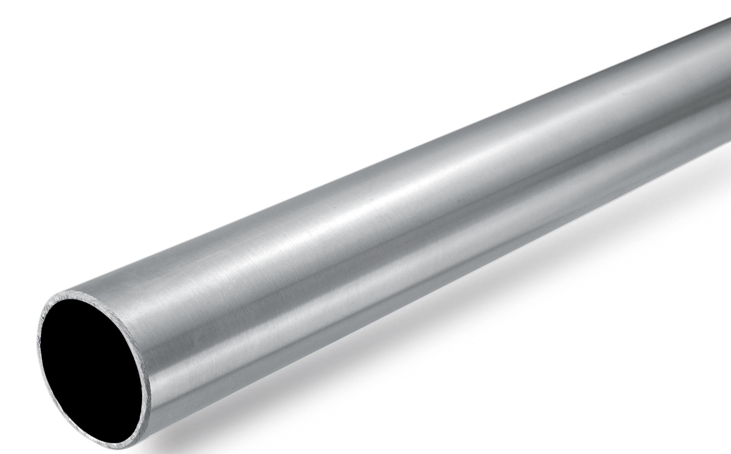 Edelstahl-Handlauf AISI316 satiniert – 3000 × 42 mm