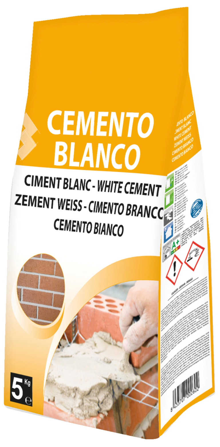 Cemento blanco saco de 5 kg