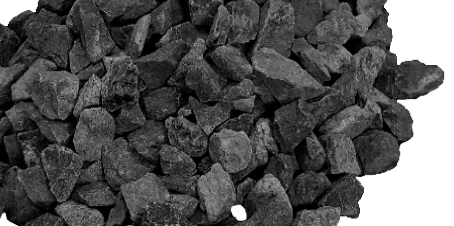 Decorative basalt gravel – Black 12/20 mm 1,000 kg