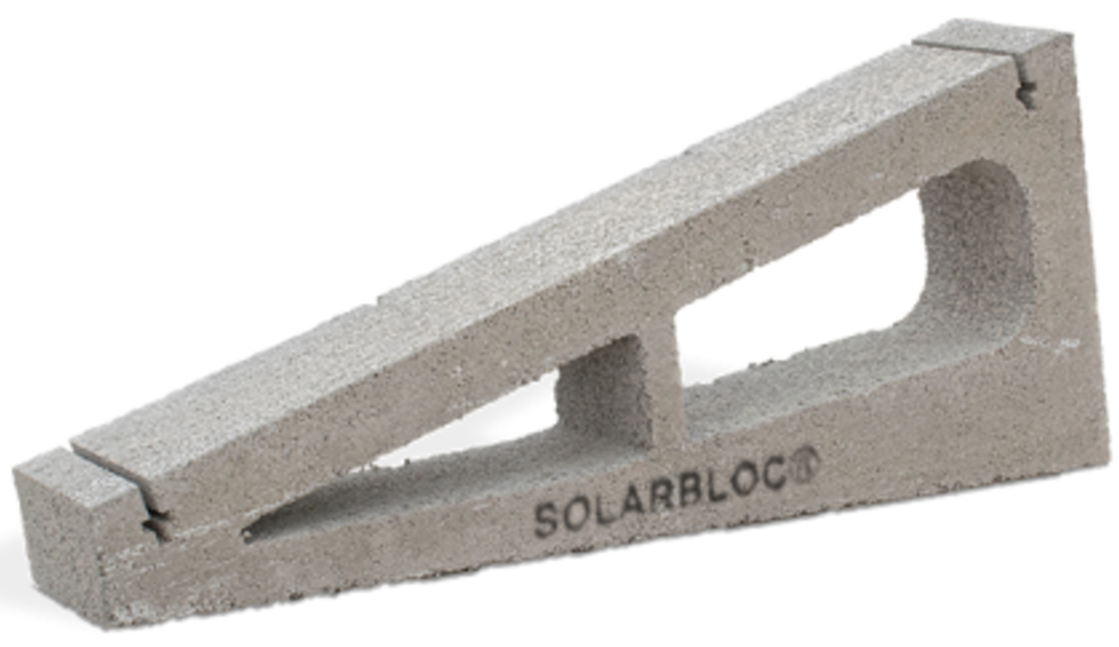 Concrete base solar mount 18° Solarboc – Mounting system for PV modules