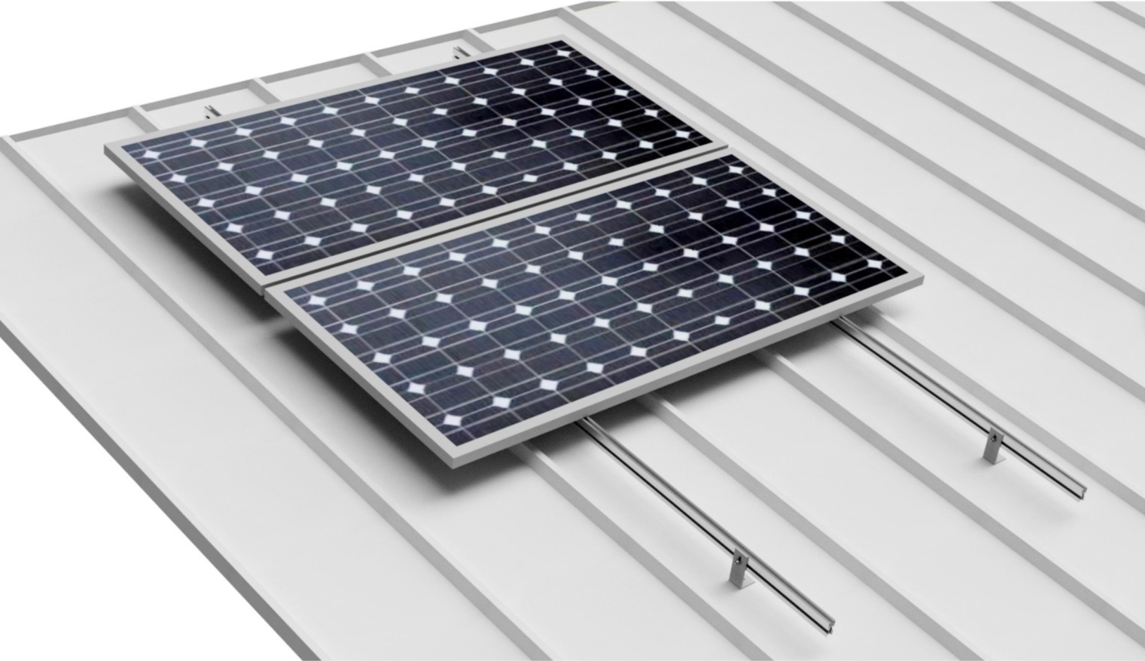 Coplanar bracket for 1 module 03V1 Sunfer – PV mounting system