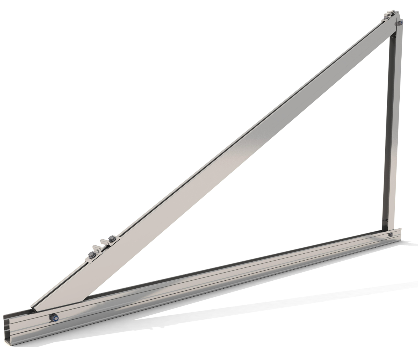 Dreiecksstruktur 30° TR11V SUNFER – Geschlossene Aluminiumhalterung für Solarmodule