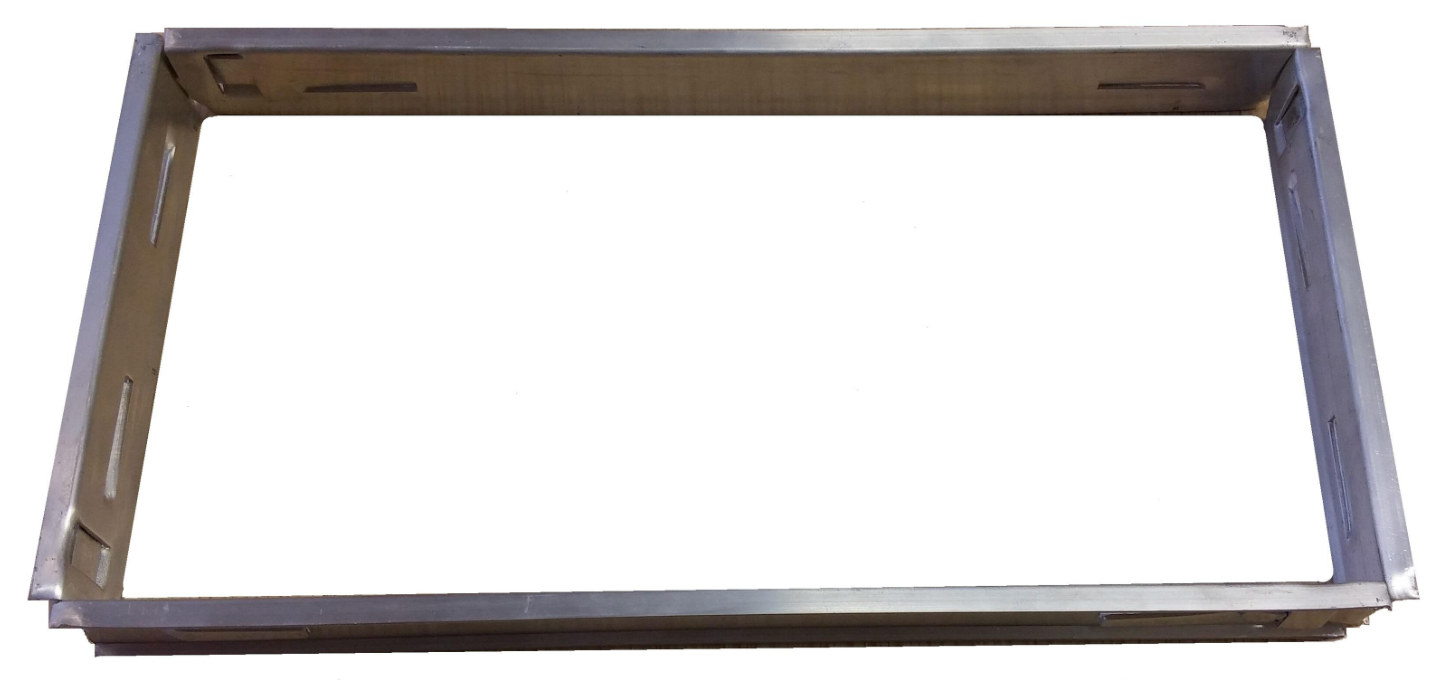Aluminum mounting frame 100 mm