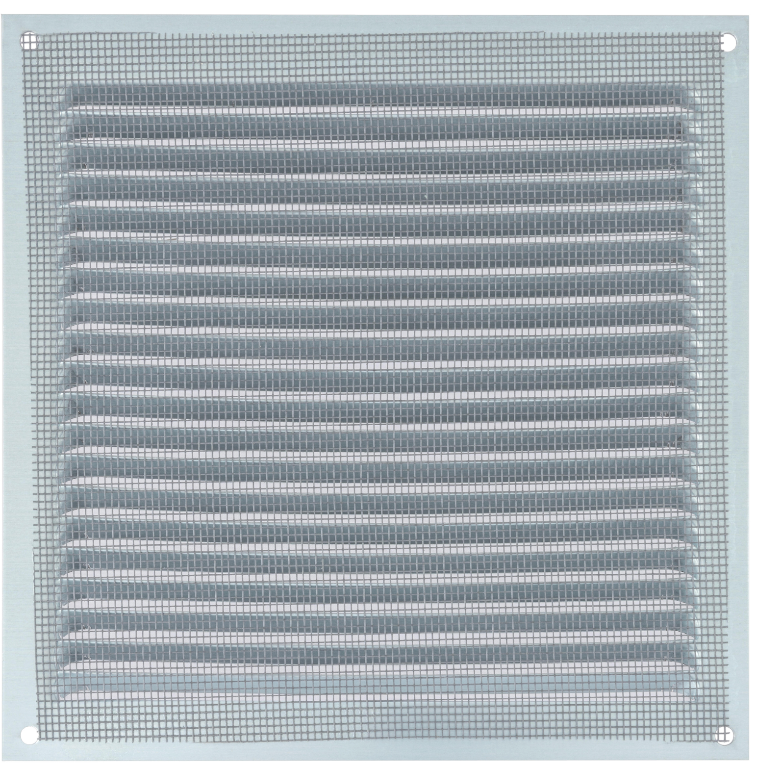 Rejilla de ventilación de superficie de aluminio bronce – 17×17cm, 0,8mm de espesor con mosquitera