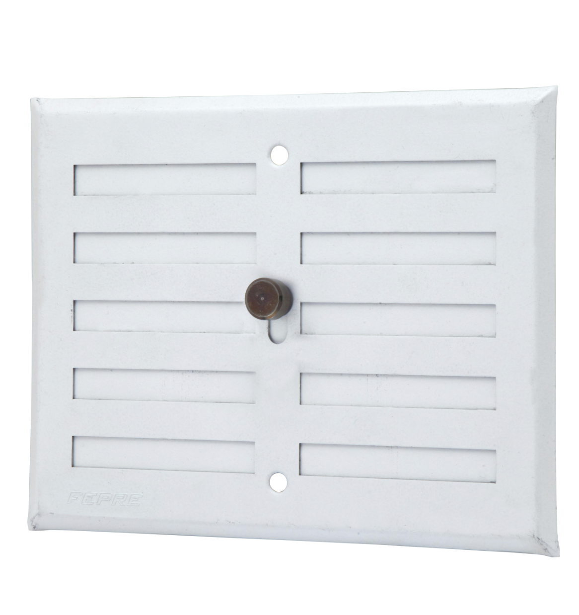 Regulierbares Lüftungsgitter Aluminium weiß – 17 × 13 cm, 0,6 mm stark