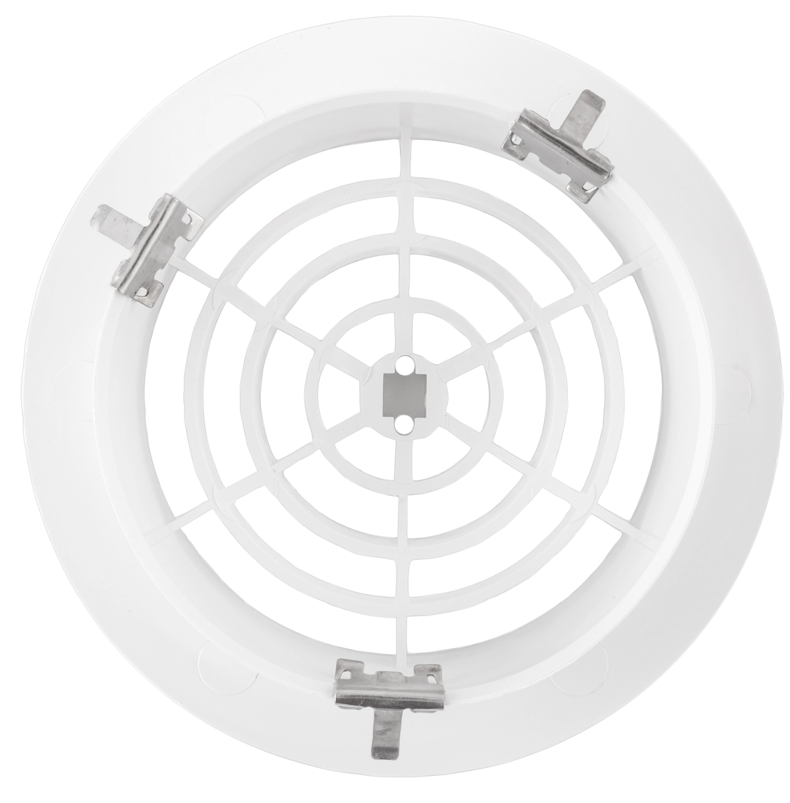 Built-in ventilation grille, plastic, Ø 100 mm – white / ABS