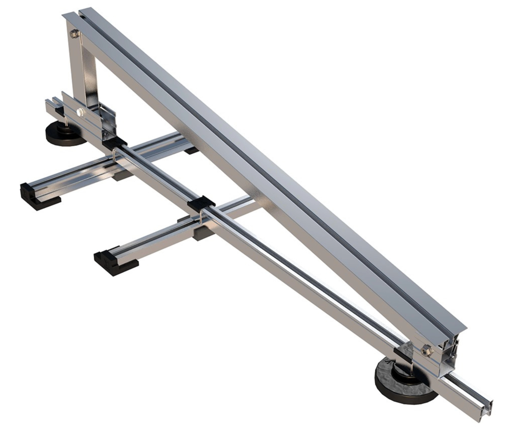 Estructura Lastrada 10º 29H Central KIT-B – ballasted PV mounting system