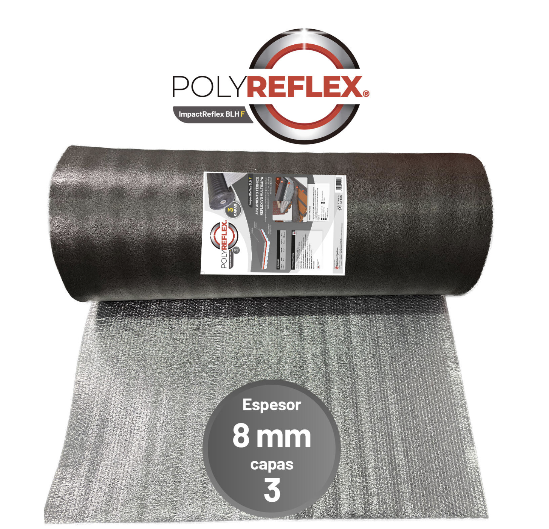 Polyreflex BLH-F – Reflective insulation 1.20 × 15 m – 8 mm
