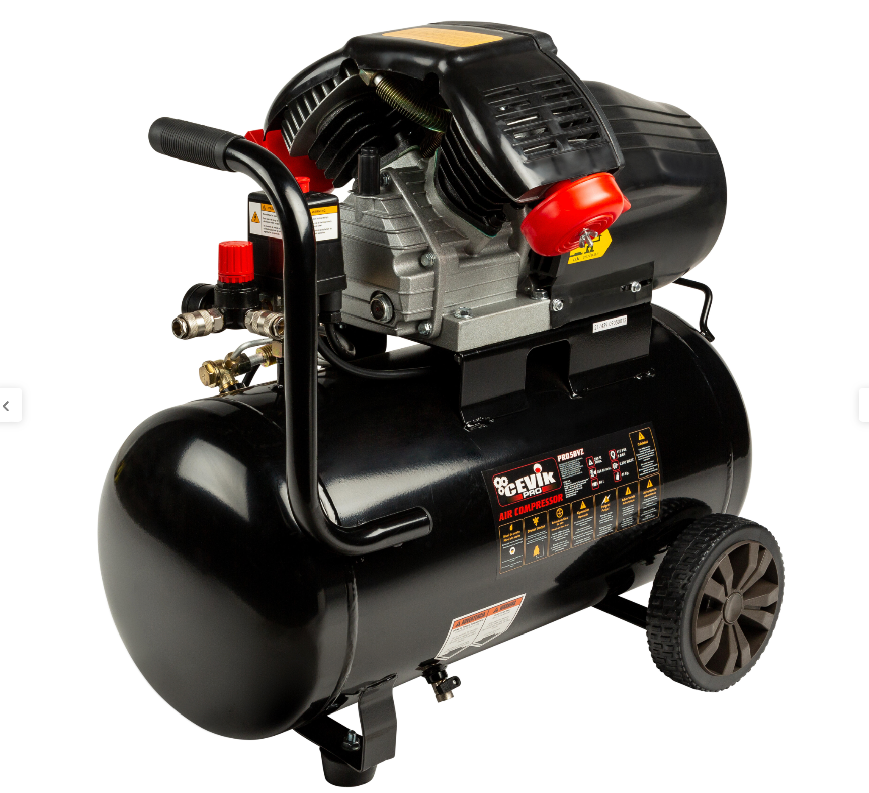 CEVIK PRO50VZ compressor – 50 L – 3 HP