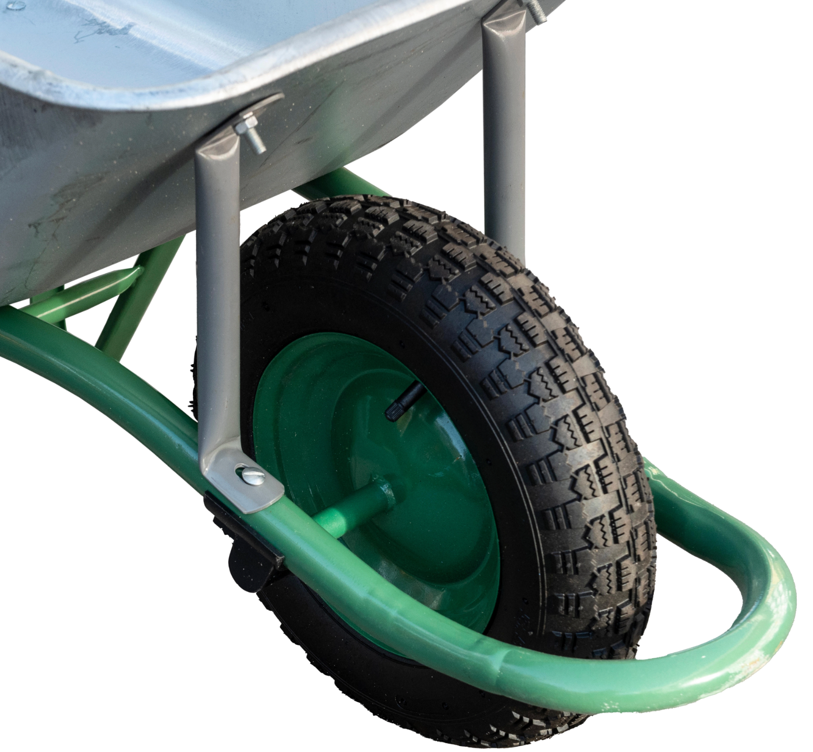 Galvanized wheelbarrow for construction sites, 90 L – ALTRAD
