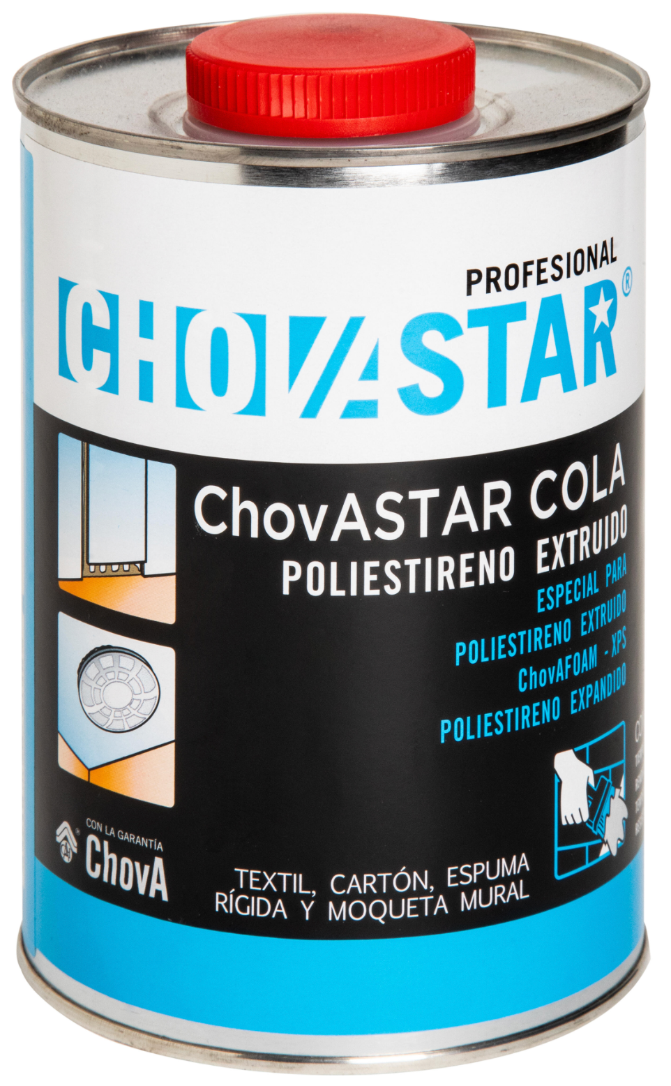 Cola Contacto CHOVASTAR 1 L – Contact adhesive for EPS/XPS insulation boards