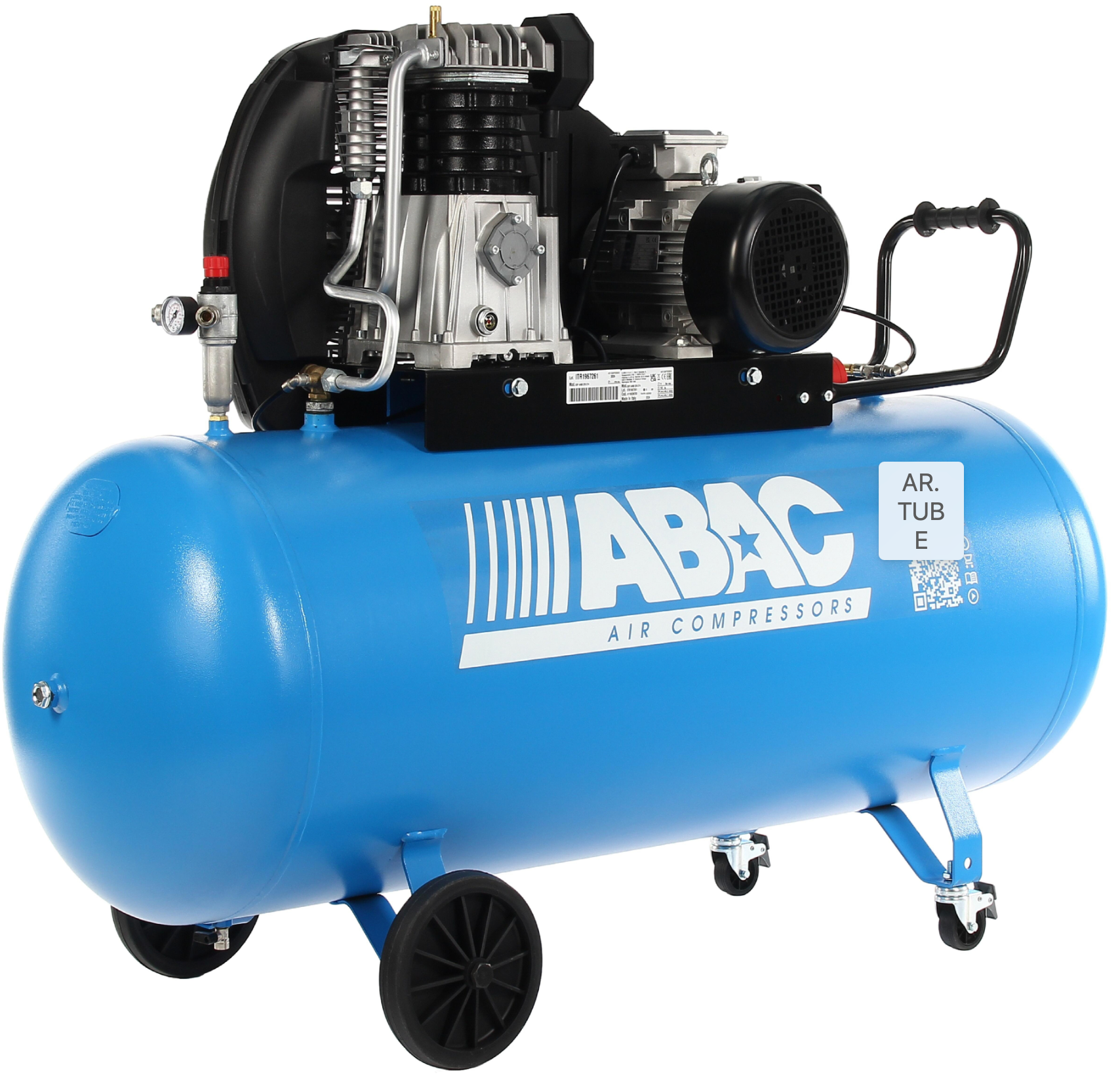 ABAC EXT A49B industrial compressor – 270 L, 5.5 HP (400 V)