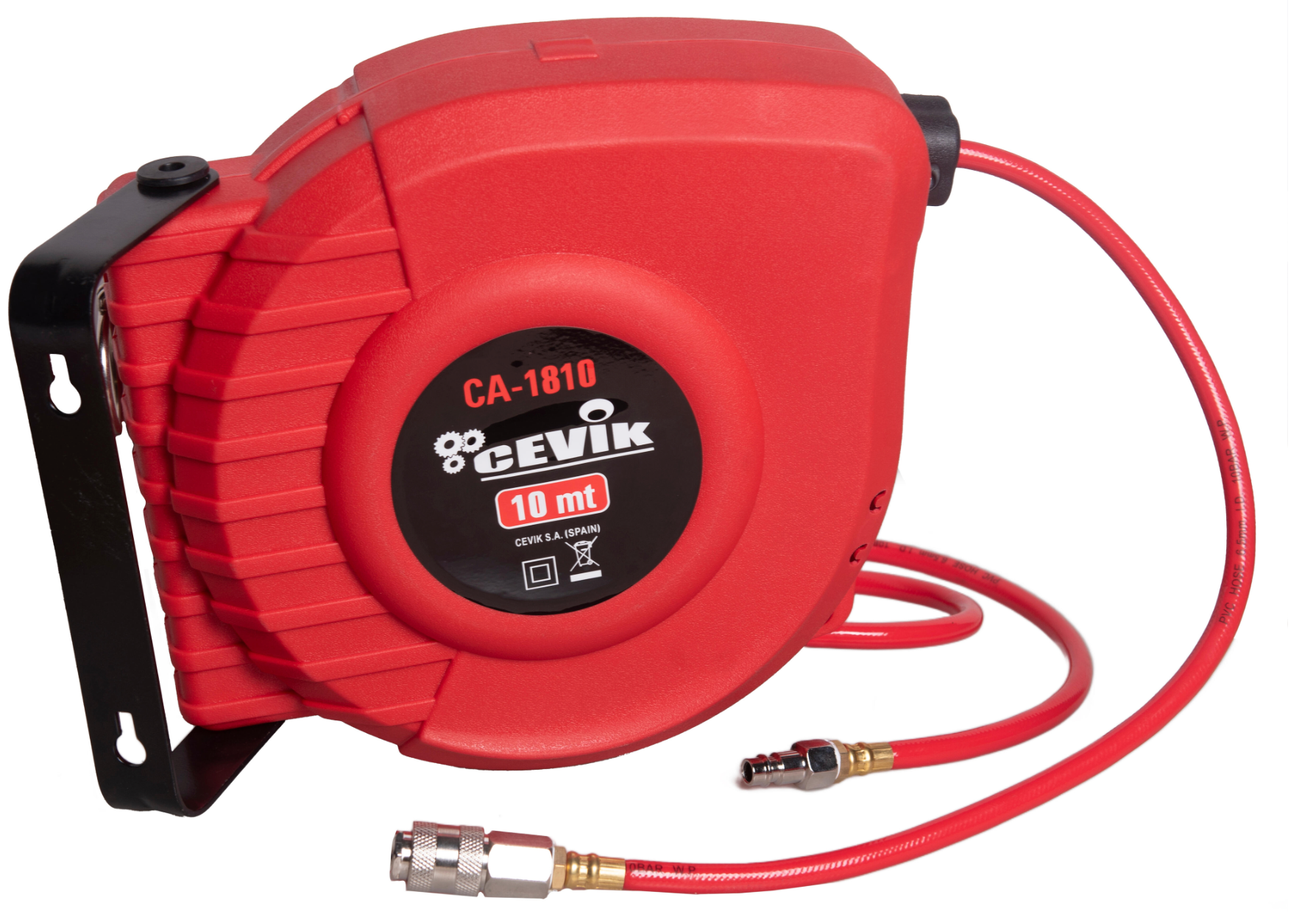 Hose reel 10 m – 12 bar compressed air | Automatic reel