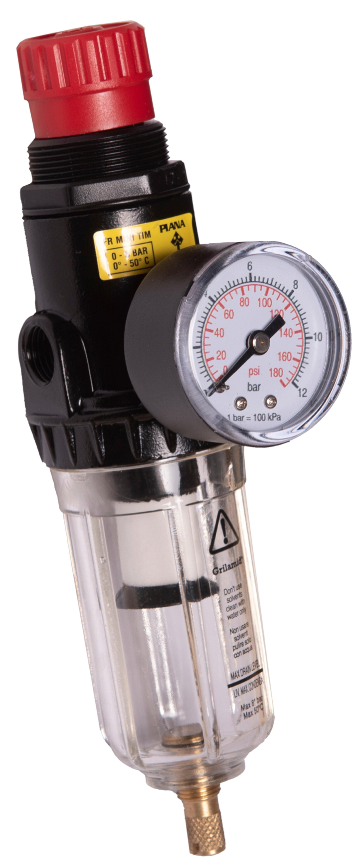 Compressed air filter 1/4" – Water and oil separator