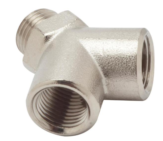 RACOR 3 VIAS MALE 1/4 - FEMALE 1/4 - FEMALE 1/4