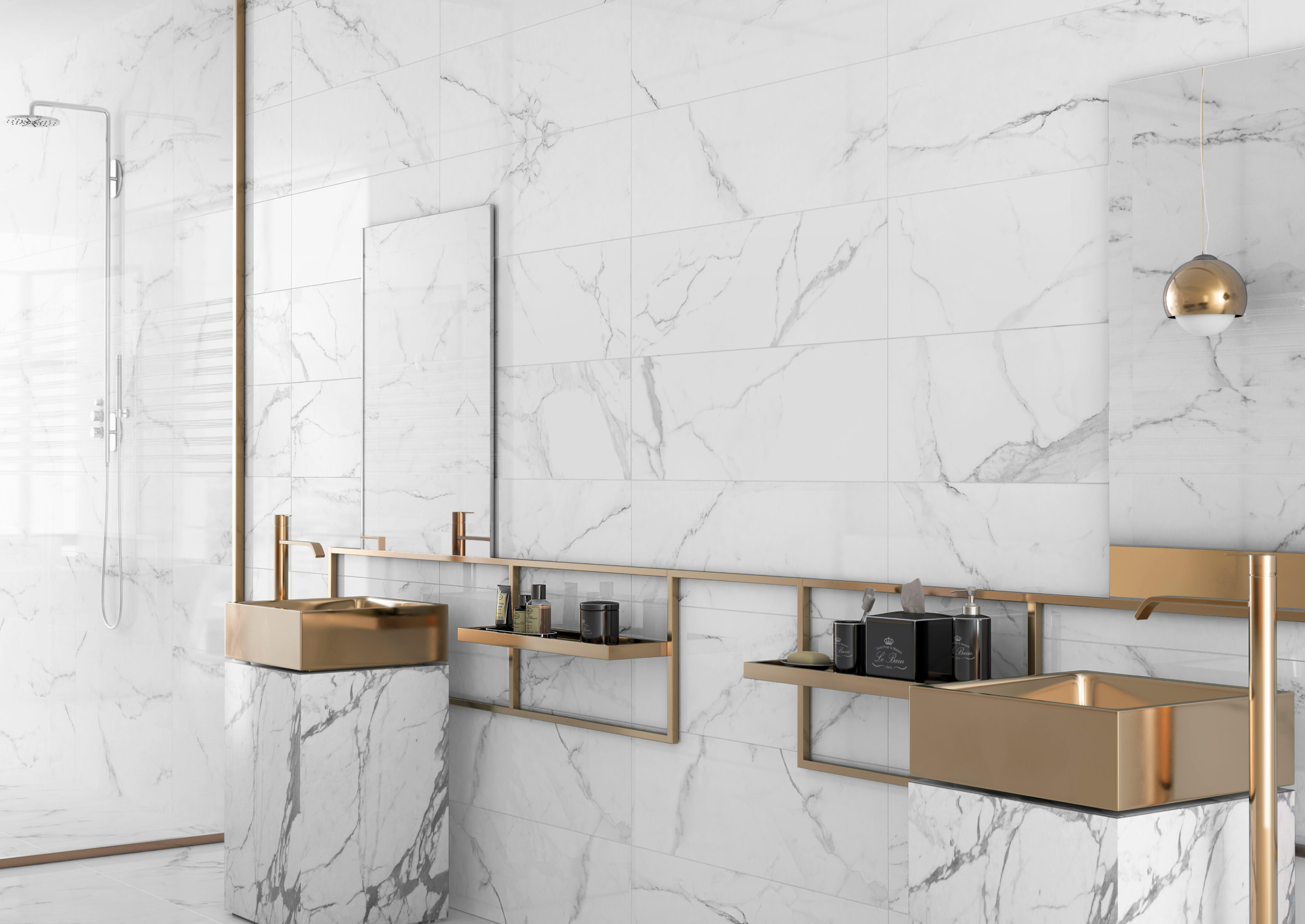 Provence Brillo wall tile – 30 × 90 cm (Pasta Blanca)